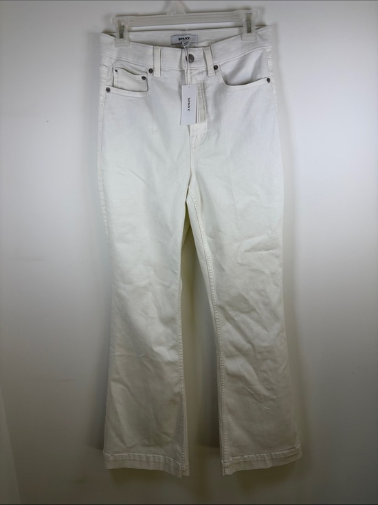 SPANX Denim - SPANX Lycra Flare High-Rise Jeans- Color: Linen Sz 10 *See Description* NWT Flaw